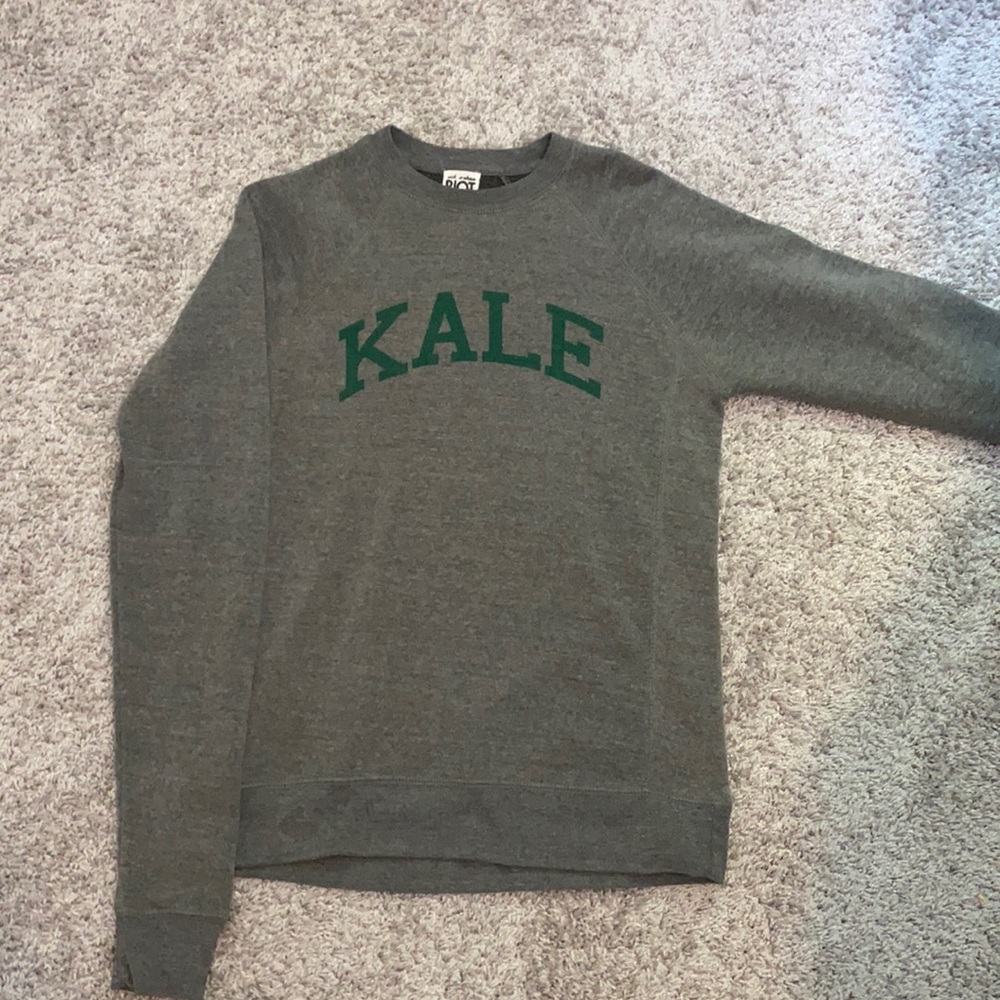 NEVER WORN KALE crewneck sweatshirt